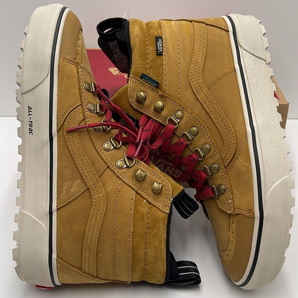 Vans Men’s Sk8-Hi Dr Mte-2
Pop Lace Tan
VN0009QMJM9
Boots Cold Weather Sneakers - Picture 11 of 16